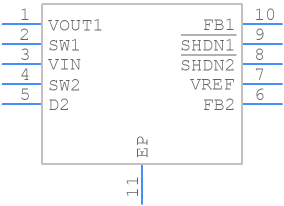 LT3463EDD#TRPBF - Analog Devices - PCB symbol