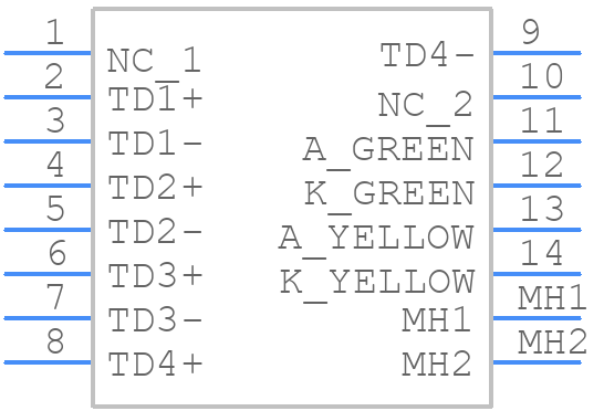 TMJG16459BDNL - Taoglas - PCB symbol