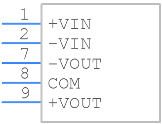 TRV 2-1523M - Traco Power - PCB symbol
