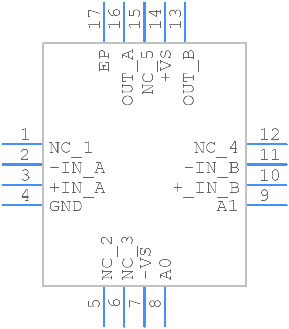 OPA2675RGVR - Texas Instruments - PCB symbol
