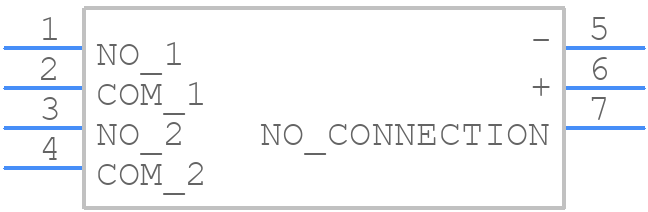 HFS-2A-04D - Okita - PCB symbol
