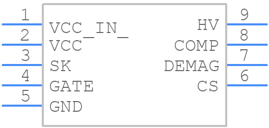 AP33510S9-13 - Diodes Incorporated - PCB symbol