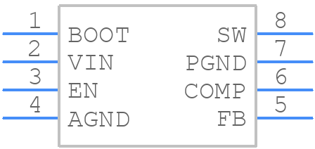 BD9E104FJ-E2 - ROHM Semiconductor - PCB symbol