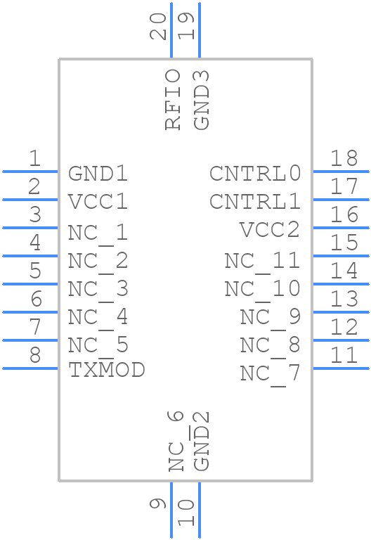 TX6000 - Murata Electronics - PCB symbol