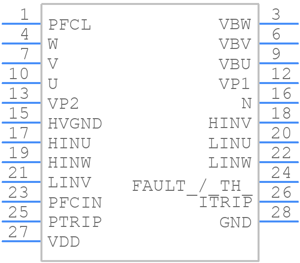 STK5MFU3C1A-E - onsemi - PCB symbol
