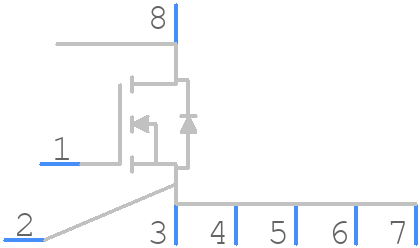 C3M0065100J-TR - Wolfspeed - PCB symbol