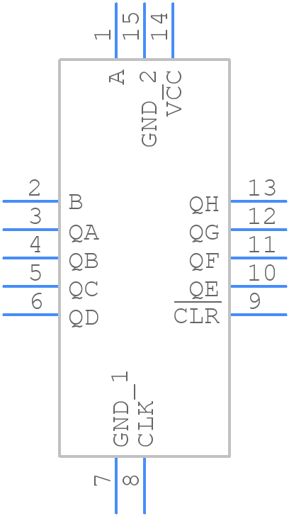 SN74HCS164BQAR - Texas Instruments - PCB symbol