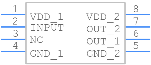 MCP1407 - Microchip - PCB symbol