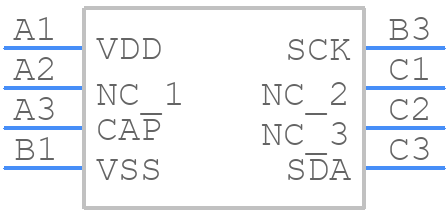 qmc6310 - QST - PCB symbol
