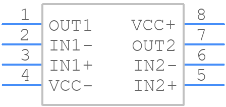TSV782IDT - STMicroelectronics - PCB symbol