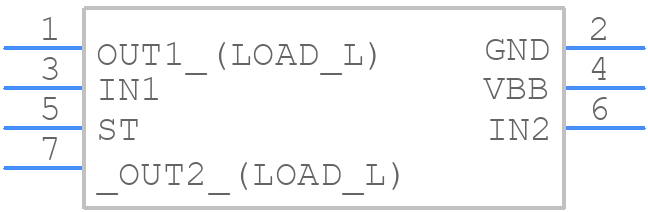 BTS611L1 - SIEMENS - PCB symbol