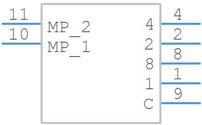 MRSSH4DR16SMGWTR - TE Connectivity - PCB symbol