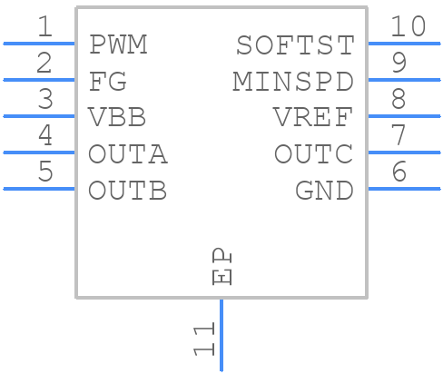 A5940GEJTR-T - Allegro Microsystems - PCB symbol