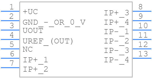 HOB 50-P - LEM - PCB symbol