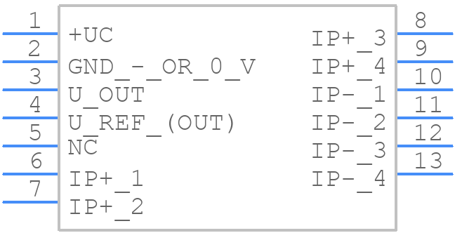 HOB 50-P/SP33 - LEM - PCB symbol