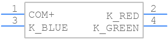 IN-S66TBTRGB - Inolux - PCB symbol