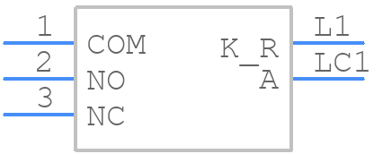 ULP12EEP1QSSCL1REDNIL - E-Switch - PCB symbol