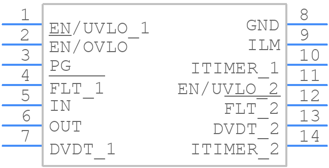 TPS259814ARPWR - Texas Instruments - PCB symbol