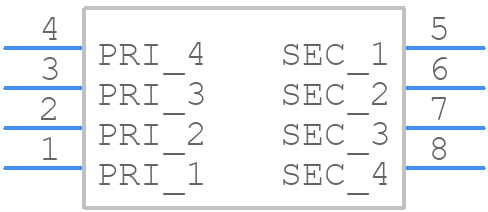 PA2627NL - Pulse Electronics - PCB symbol