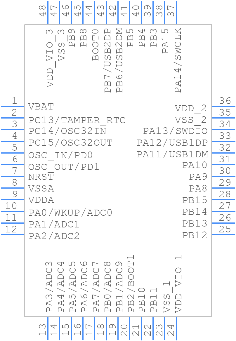 CH32V203C8T6 - WCH - PCB symbol