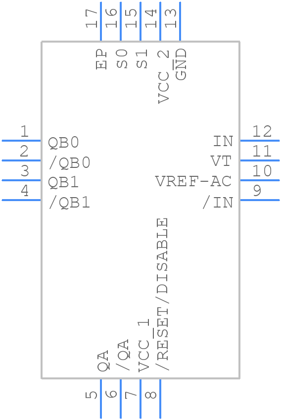 SY89873LMG-TR - Microchip - PCB symbol