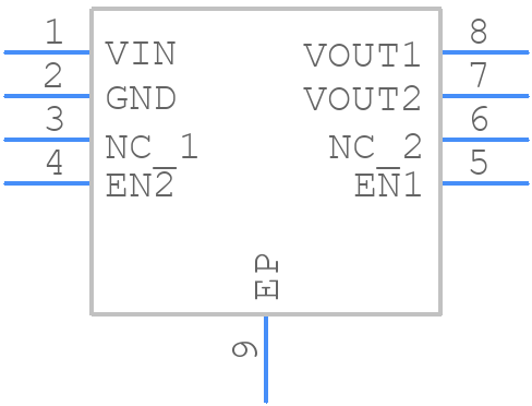 MIC5356-SCYMME - Microchip - PCB symbol