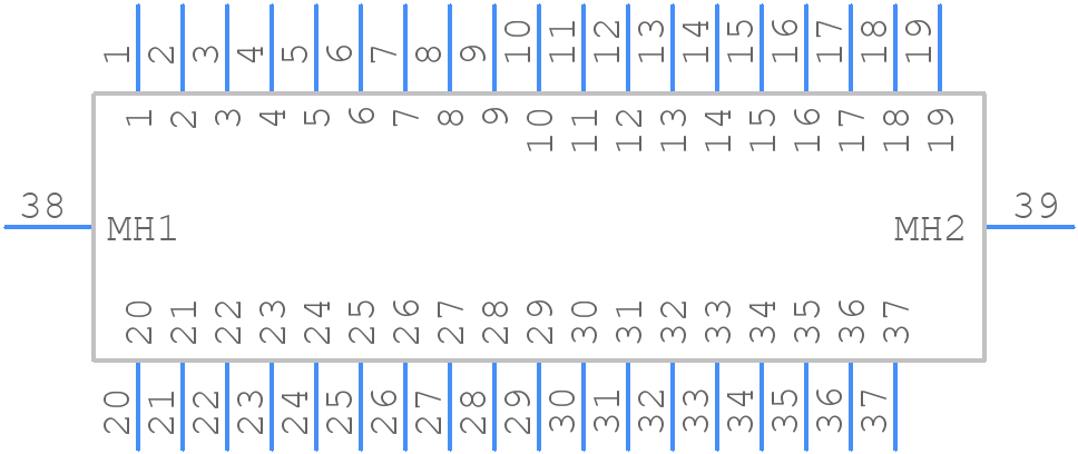 L717SDC37P1ACH4F - Amphenol - PCB symbol