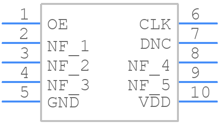 SiT5711AI-KW-33E-25.000000F - SiTime - PCB symbol