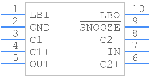 TPS60210DGSR - Texas Instruments - PCB symbol