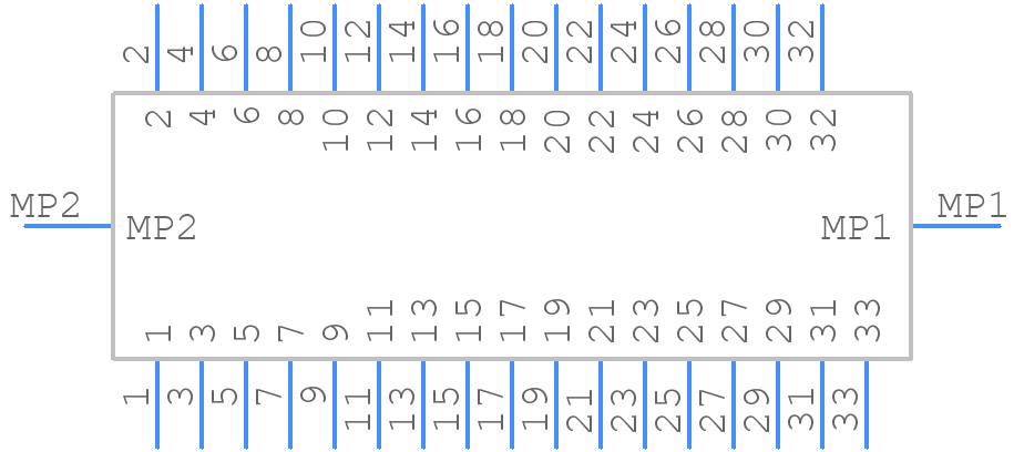 FH26-33S-0.3SHW - Hirose - PCB symbol