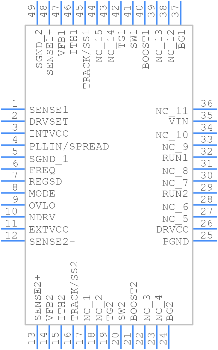 LTC7810ILXE#PBF - Analog Devices - PCB symbol