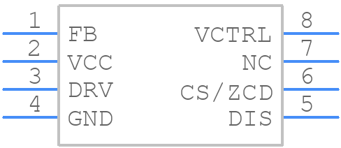 NCP1623ADR2G - onsemi - PCB symbol