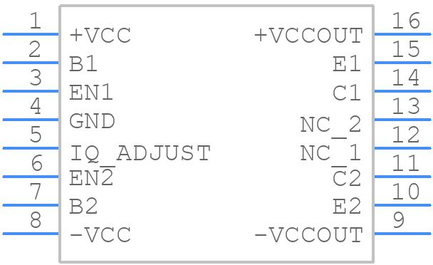 OPA2662AU - Texas Instruments - PCB symbol