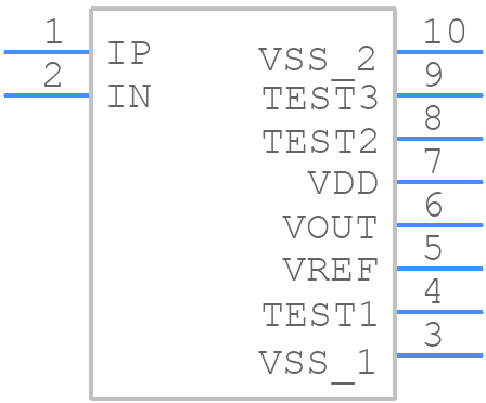 CZ3706 - Asahi Kasei Microdevices - PCB symbol