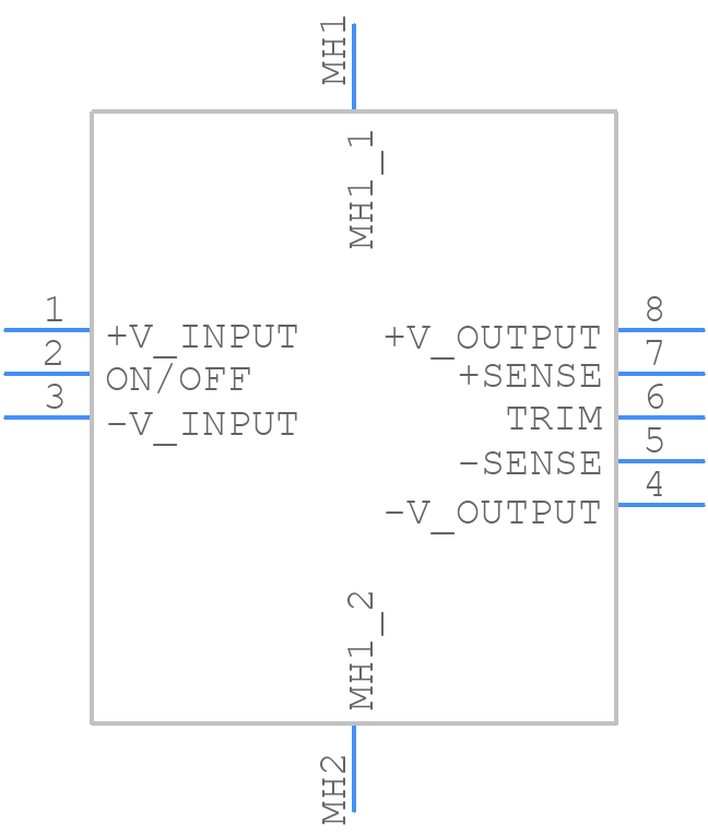 CQB150W-48S05N - Cincon - PCB symbol