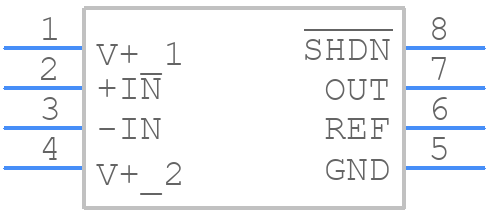 LT1999MPMS8-10#TRPBF - Analog Devices - PCB symbol