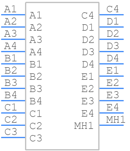 1386330000 - Weidmüller - PCB symbol