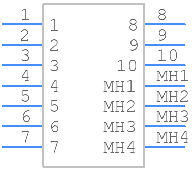 1829030000 - Weidmüller - PCB symbol