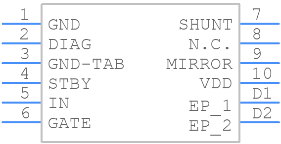 TPD7107F,BXH - Toshiba - PCB symbol