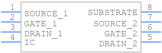 ALD1102PAL - Advanced Linear Devices Inc. - PCB symbol