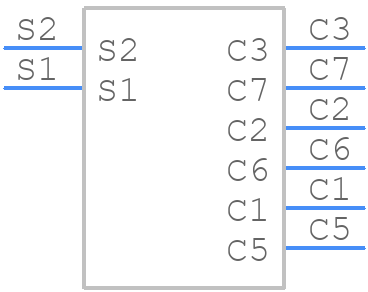 C70710M0060002 - Amphenol - PCB symbol