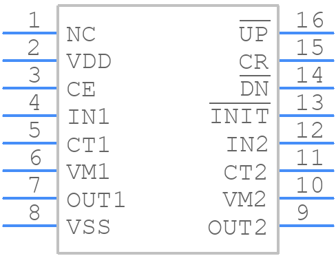 LC7533 - Sanyo - PCB symbol