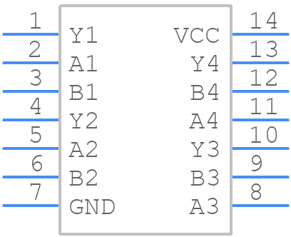 MC74VHC02DR2G - onsemi - PCB symbol