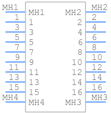 1031540000 - Weidmüller - PCB symbol