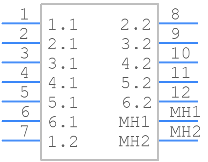 1048740000 - Weidmüller - PCB symbol