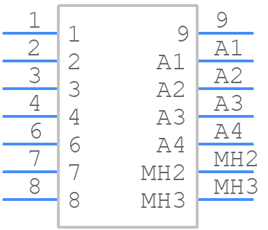 1090830000 - Weidmüller - PCB symbol
