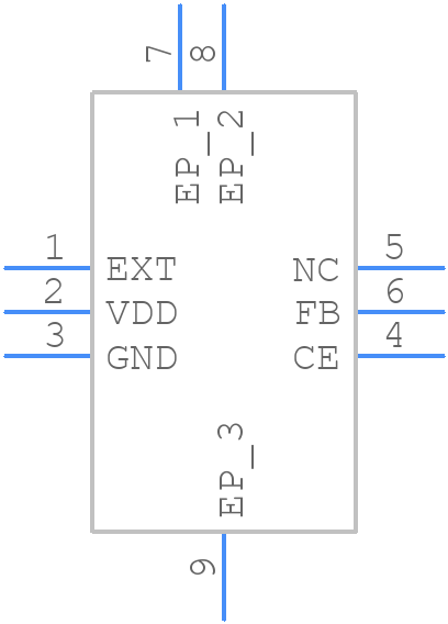XC9103D092DR-G - Torex - PCB symbol