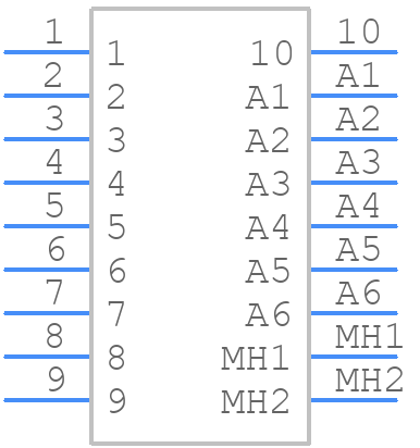 1157010000 - Weidmüller - PCB symbol