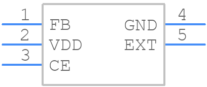 XC9103D091MR-G - Torex - PCB symbol