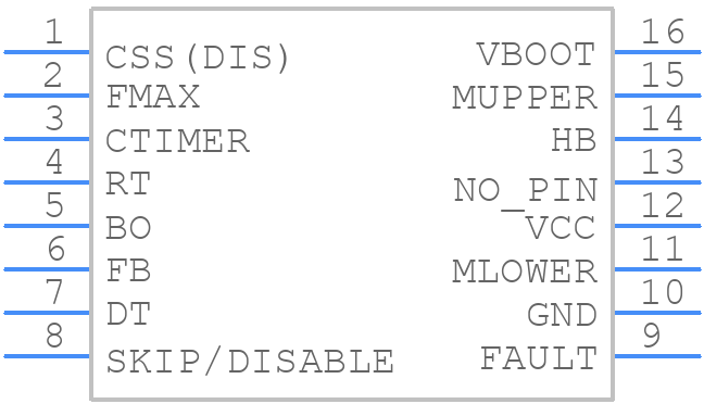 NCV1397ADR2G - onsemi - PCB symbol